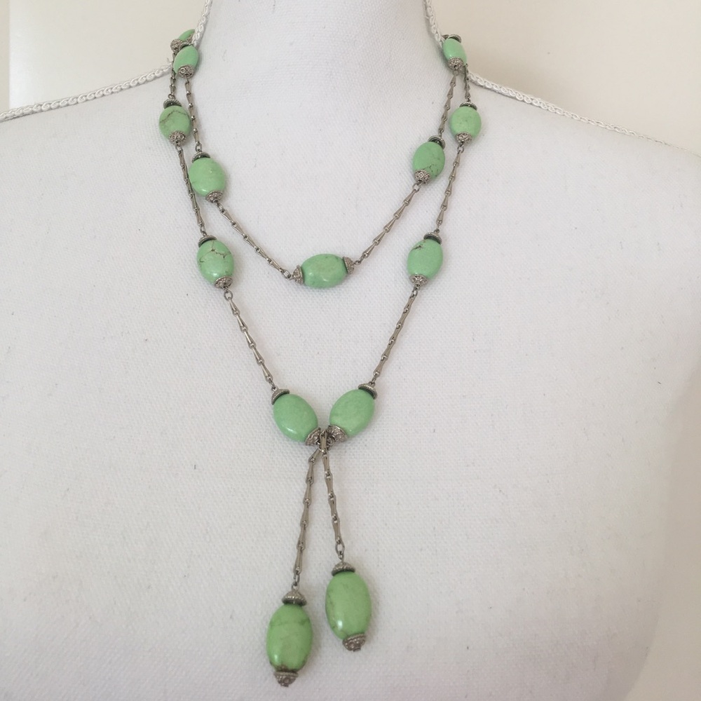 NWOT Olivine‎ Adjustable Beaded Necklace